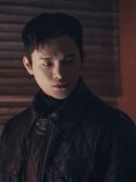 Cafe Minamdang 2022 Seo In-Guk Black Leather Jacket
