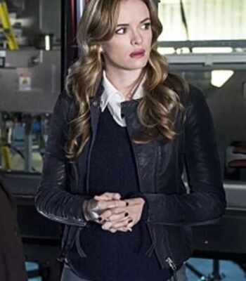 Caitlin Snow The Flash S03 Purple Leather Jacket