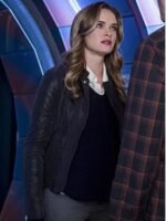 Caitlin Snow The Flash S03 Purple Leather Jacket