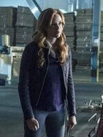 Caitlin Snow The Flash S03 Purple Leather Jacket
