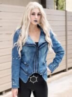 Caitlin Snow the Flash S04 Denim Jacket