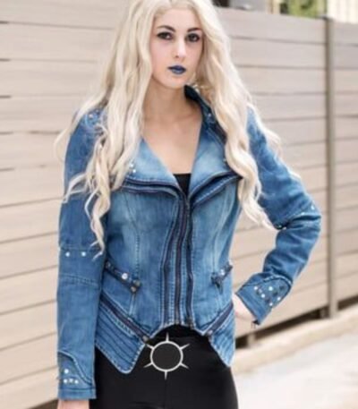 Caitlin Snow the Flash S04 Denim Jacket