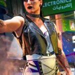 Call Of Duty Rhea Ripley Black Biker Vest