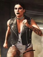 Call Of Duty Rhea Ripley Black Biker Vest