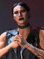 Call Of Duty Rhea Ripley Black Biker Vest