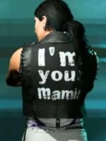 Call Of Duty Rhea Ripley Black Biker Vest
