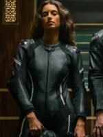 Cameron Berlin TV Series Black Costume Leather Jacket