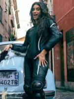 Cameron Berlin TV Series Black Costume Leather Jacket