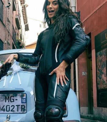Cameron Berlin TV Series Black Costume Leather Jacket