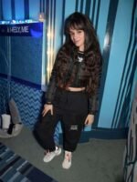 Camila Cabello Cinderella Black Cropped Puffer Jacket