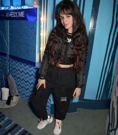 Camila Cabello Cinderella Black Cropped Puffer Jacket