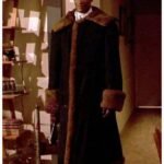Candyman Anthony McCoy Black Fur Trench Coat