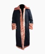 Candyman Anthony McCoy Black Fur Trench Coat