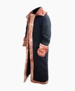 Candyman Anthony McCoy Black Fur Trench Coat