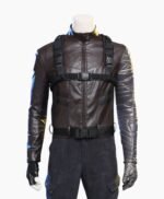 Captain America Bucky Barnes Brown Cosplay Leather Jacket