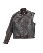 Captain America Bucky Barnes Brown Cosplay Leather Jacket