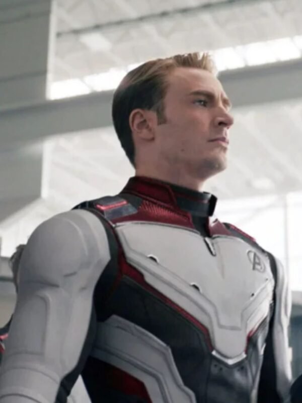 Captain America Quantum Leather Jacket Avengers Endgame