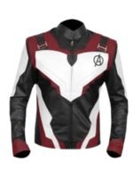 Captain America Quantum Leather Jacket Avengers Endgame