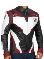 Captain America Quantum Leather Jacket Avengers Endgame