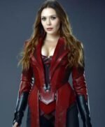Captain America Scarlet Witch Red Long Coat