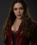 Captain America Scarlet Witch Red Long Coat