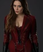 Captain America Scarlet Witch Red Long Coat