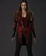 Captain America Scarlet Witch Red Long Coat