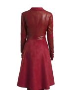 Captain America Scarlet Witch Red Long Coat