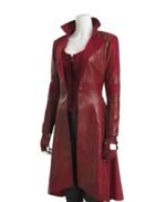 Captain America Scarlet Witch Red Long Coat
