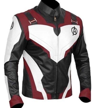 Captain America Quantum Leather Jacket Avengers Endgame