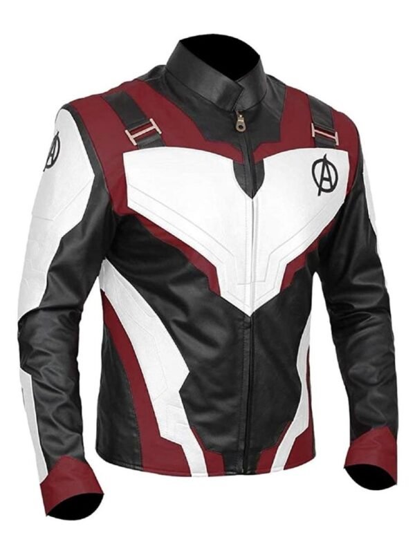 Captain America Quantum Leather Jacket Avengers Endgame