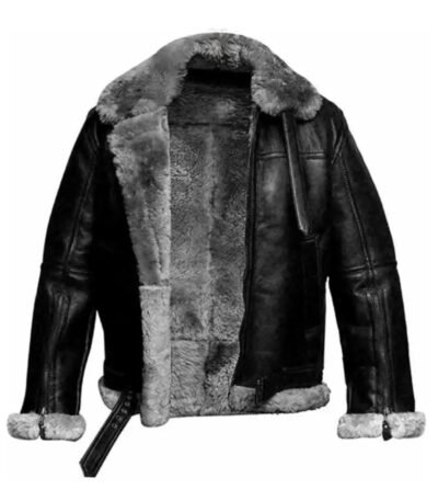 Carl RAF Aviator SF Bomber Black Jacket