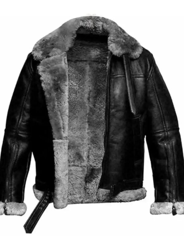 Carl RAF Aviator SF Bomber Black Jacket