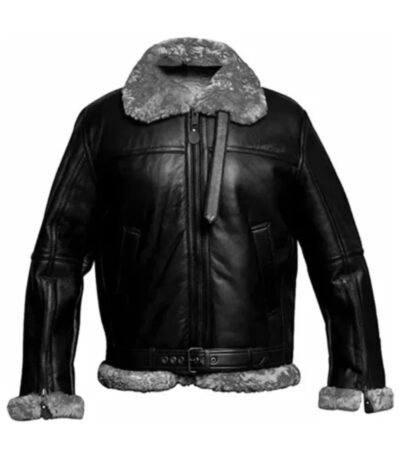 Carl RAF Aviator SF Bomber Black Jacket