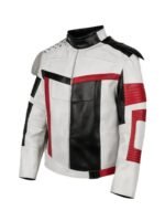 Carlos Descendants 3 White Red Costume Jacket