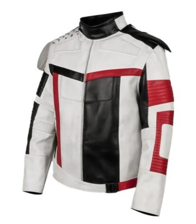 Carlos Descendants 3 White Red Costume Jacket