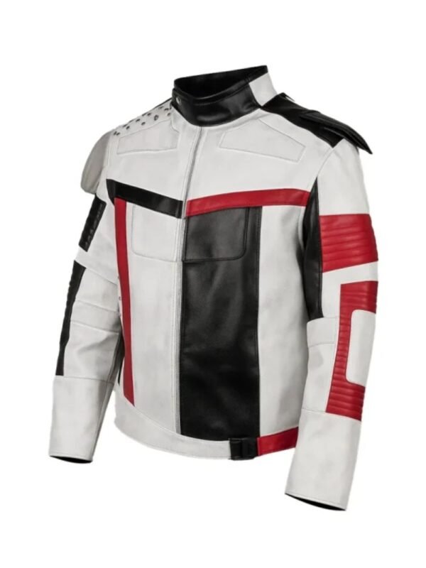 Carlos Descendants 3 White Red Costume Jacket