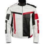 Carlos Descendants 3 White Red Costume Jacket
