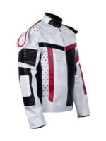 Carlos Descendants 3 White Red Costume Jacket