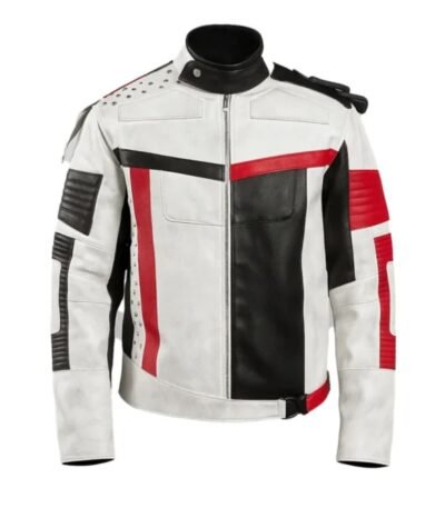 Carlos Descendants 3 White Red Costume Jacket