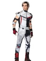 Carlos Descendants 3 White Red Costume Jacket