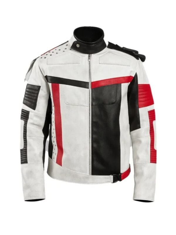 Carlos Descendants 3 White Red Costume Jacket