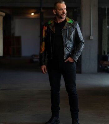 Carlos RZR S01 Black Leather Jacket