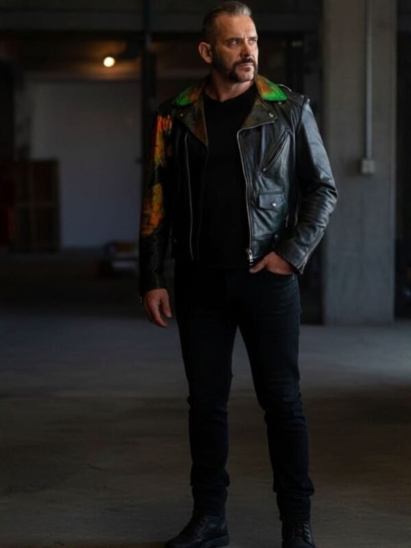 Carlos RZR S01 Black Leather Jacket