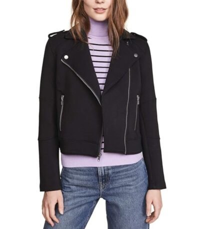 Caroline Forbes The Vampire Diaries S05 Biker Jacket