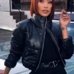 Caught in the Act Unfaithful S02 Tami Roman Black Puffer Jacket