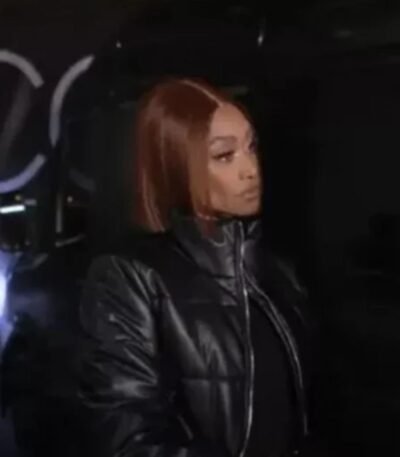 Caught in the Act Unfaithful S02 Tami Roman Black Puffer Jacket