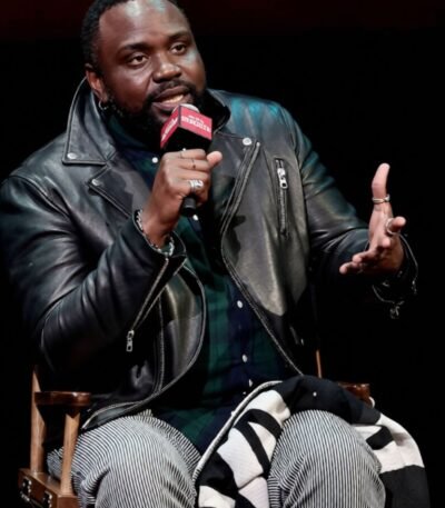Causeway 2022 Brian Tyree Henry Black Leather Jacket