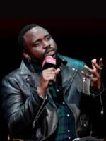 Causeway 2022 Brian Tyree Henry Black Leather Jacket