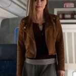 Celeste Desjardins Taken Brown Suede Jacket